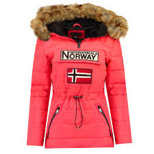 Elle tient très chaud, il s'agit de fausse fourrure chaqueta de ski geographical norway en muy buen estado. Geographical Norway Belinda Doudoune Corail Brandalley
