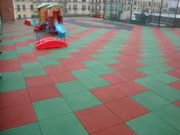 Grid structure basement tile design: Outdoor Rubber Flooring à¤°à¤¬à¤° à¤• à¤«à¤° à¤¶ à¤• à¤Ÿ à¤‡à¤² Classic Rubber Kadi Id 11346526873