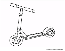 * * * * motorcycle scooter coloring page. Coloring Book Pdf Download