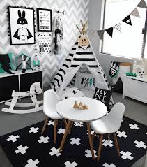 Black And White Bedroom Design For Boys Modern Black White And Grey Kid Room Decor Baby Boy Rooms Boy Room