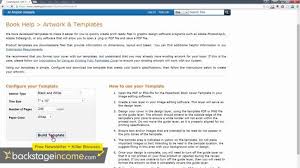 How To Design A Print Book Cover For Amazon S Createspace With Photoshop Backstageincome In 2020 Print Book Book Cover Graphic Design Software
