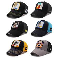 Show your love for dragon ball goku and wear the dragon ball z goku fitted cap.dragon ball z goku's kanji snapback hat. Goku Dragon Ball Z Cap Trucker Snapback Hat 2019 Goku Vegetta Hat Baseball Caps Buy At A Low Prices On Joom E Commerce Platform
