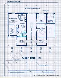 This sample plan is for a small horse barn measuring 30' x 40' comprising of two 14' x 14' horse stalls a. 8 Stall Horse Barn Plans Horse Barn Plans Horse Barn Designs Horse Barn