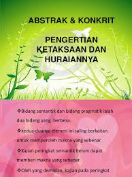 Maksudnya adalah penyelesaian pertentangan antara hadits mukhtalif dengan cara menelusuri titik. Abstrak Konkrit