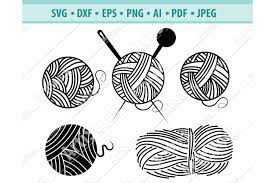 Download Knitting Svg Nitting Needle Svg Yarn Ball Dxf Png Eps 424562 Svgs Design Bundles