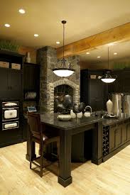 52 Dark Kitchens With Dark Wood Or Black Kitchen Cabinets 2020 Dark Kitchen Dark Wood Kitchens Black Kitchens