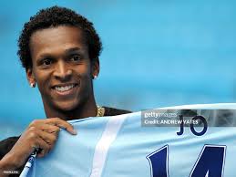 Manchester City new 18 Million pound signing Brazilian striker Jo,... News  Photo