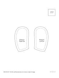 This set of mustache patterned papers is a fun addition to any manly project or father's day card. Bunny Ear Template 4 Free Templates In Pdf Word Excel Download