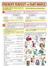 Past Simple Or Present Perfect Worksheet Free Esl Printable Worksheets Made By Teachers Present Perfect Simple Past Tense Guided Practice