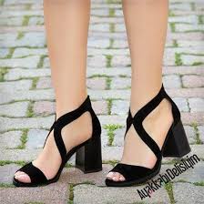 Sharon Suede Black Thick Heeled Sneakers Footwears Thick Heel Shoes Thick Heels Shoes Heels