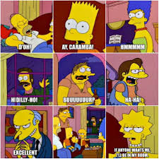 Si Me Necesitan Estare En Mi Habitacion Cuarto Simpsons Funny Simpsons Meme Simpsons Quotes