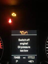 You're driving home from work one day when the car owner's worst nightmare happens: Audi A5 Questions Oil Pressure Too Low Epc Light Cargurus