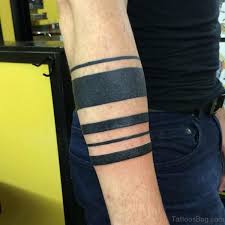 Tattoo lines on arm rose tatoo. 100 Superior Band Tattoos On Arm