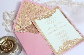 Popular Items For Gold And Blush On Etsy Gold Wedding Invitations Pink And Gold Wedding Wedding Invitations