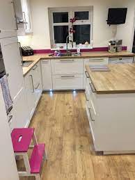 Clean lines and neutral t… Ikea Savedal Kitchen Yellow Kitchen Cabinets New Kitchen Interior Kitchen Island With Sink