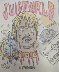 High quality juice wrld inspired wall tapestries by independent artists and designers from around the world. Drawing I Made Juicewrld