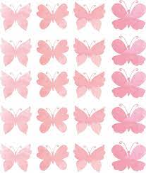 Beach themed furniture transfers images of butterflies. Pink Butterflies Vinyl Sticker Tenstickers