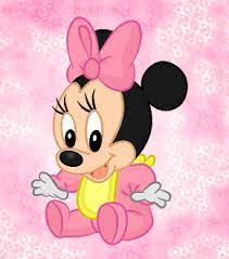 8 Cute Disney Baby Minnie Mouse Clip Art Characters Wallpaper Baby Minnie Mouse Mickey Mouse Art Minnie Mouse Baby Shower