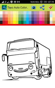 Tayo the little bus tayo coloring pages. Tayo Auto Coloring Book For Android Apk Download
