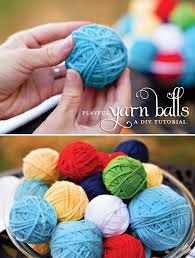 How to make feather and string toy (with jingle or less): Pin By Diana Foster On Animals Dogs Cats Others Projects Treats Tips Tricks Yarn Ball Yarn Diy Diy Yarn Balls