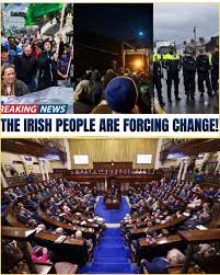 IRELAND ON THE EDGE: THE 2% REVOLUTION BEGINS! Is this the end of the Irish  government? Ireland has entered DAY 5 of a total nationwide shutdown, and  the stakes have just gone