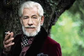 This Man Needs No Captions Funny Celebrity Pics Ian Mckellen Sir Ian Mckellen