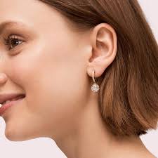 Kate Spade That Sparkle Pave Huggies Hoop Earrings