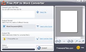 Free Pdf To Word Converter 5 1 Free Download Freewarefiles Com Business Organize Category
