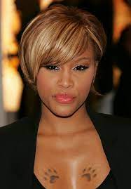 The black men have trendy haircuts and dreadlocks while the black women sport everything from wigs, weaves, braids, dreads and natural hair styles. Trendy African American Short Straight Haircut Celebrity Eve S Hairstyle Hairstyles Weekly