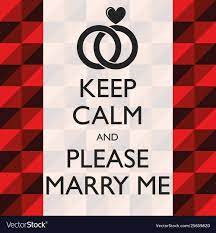 Graphic please marry me Royalty Free Vector Image