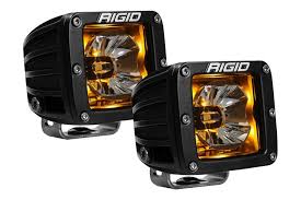 Rigid Industries Radiance Pod Amber Backlit Rigid Industries Amber Lights Bar Lighting