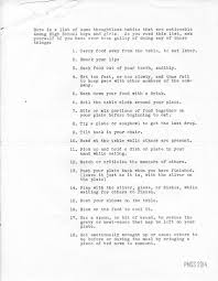 The following tips highlight the expectations of cruise lines who welcome guests in the main. Table Etiquette Dining Room Rules Pine Mountain Settlement School Collections