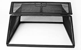 This screen fits a 29 in. Fire Pit Spark Safety Screens Yard Couture