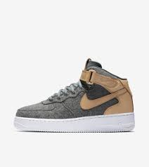 We believe in helping you find the product that is right for you. Womens Nike Air Force 1 Mid Leather Cool Grey Vachetta Tan Nike Snkrs