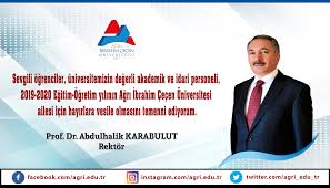 İşte sevdikleriniz bu kaygıları yaşamasın diye, onlara bunun da altından başarı ile kalkacaksın! mesajı verecek sürprizler yapabilirsiniz. Agri Ibrahim Cecen Universitesi