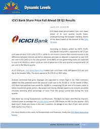 Icici bank live nse/bse share price: Icici Bank Share Price By Dynamic Levels Issuu