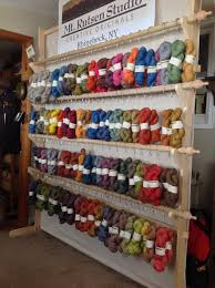 Nice Way To Show All Yarns For Fiber Festivals Fiber Festival Yarn Display Craft Fairs Booth
