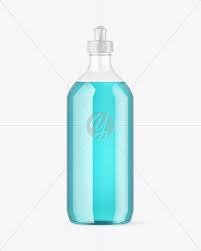 Clear Plastic Bottle With Squeeze Cap Mockup In Bottle Mockups On Yellow Images Object Mockups