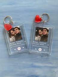 Custom Spotify Keychains Pair 2 Birthday Gifts For Boyfriend Diy Cute Couple Gifts Cute Boyfriend Gifts
