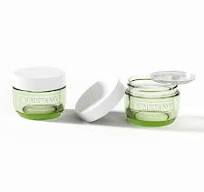 30ML 50ML Bowl Shape Clear PET Thick Wall Cream Jar with White Screw Cap