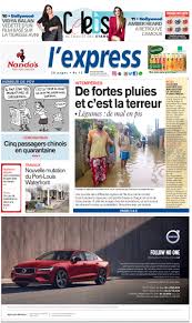 Découvrez beaufort express, le service « click &collect » de la coopérative laitière de haute tarentaise : Les Grands Titres De L Express De Ce Jeudi 23 Janvier 2020 Lexpress Mu