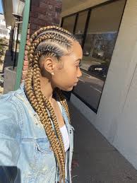 Blonde Feed In Braids Ig Nyajenaex In 2020 Feed In Braids Hairstyles Feed In Braid Feed In Braids Ponytail