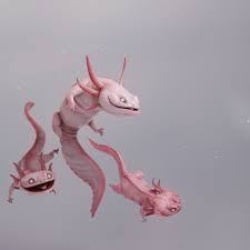 Artstation Mud Puppies Axolotl Of Fun Mickael Lelievre Axolotl Art Artwork