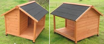 Niche Pour Chien En Bois Avec Terrasse Belle 130 Cm Niche Chien Chien En Bois Couverture De Toit