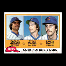 Cubs Future Carlos Lezcano/Steve Macko/Randy Martz 2 1981 Topps Rookie #381
