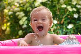 She'll start throwing her arms around the second she realises that she is going in the tub and seconds later i'm soaked with water (i've learned my lesson and now take off most of my clothes when she takes a bath). Activities For 8 Month Old Baby 10 Fun And Interesting Ones Activities For 8 Month Old Baby 8 Month Old Baby 8 Month Olds