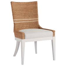 Our furniture, home decor and accessories collections feature beach cottage dining furniture in quality materials and classic styles. Universal Coastal Living Home Escape 833636 Siesta Key Dining Chair With Woven Abaca Back Esprit Decor Home Furnishings Dining Side Chairs
