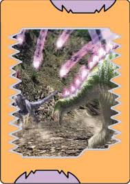 If a spectral armor dinosaur uses this move and you win this battle, your opponent can't attack or dino slash any dinosaurs for the rest of the turn. Dinosaur King Ankylosaurus Move Card Novocom Top