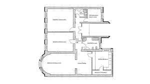 A single professional may incorporate a home office into their three bedroom house plan, while still leaving space for a guest room. Three Bedroom Apartment Palacina Berlin