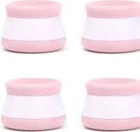 4 Pieces Silicone Travel Containers Leak-Proof Cream Jars TSA Approved 0.67oz Travel Size Containers Sample Plastic Bottles for Cosmetic Makeup Face ...